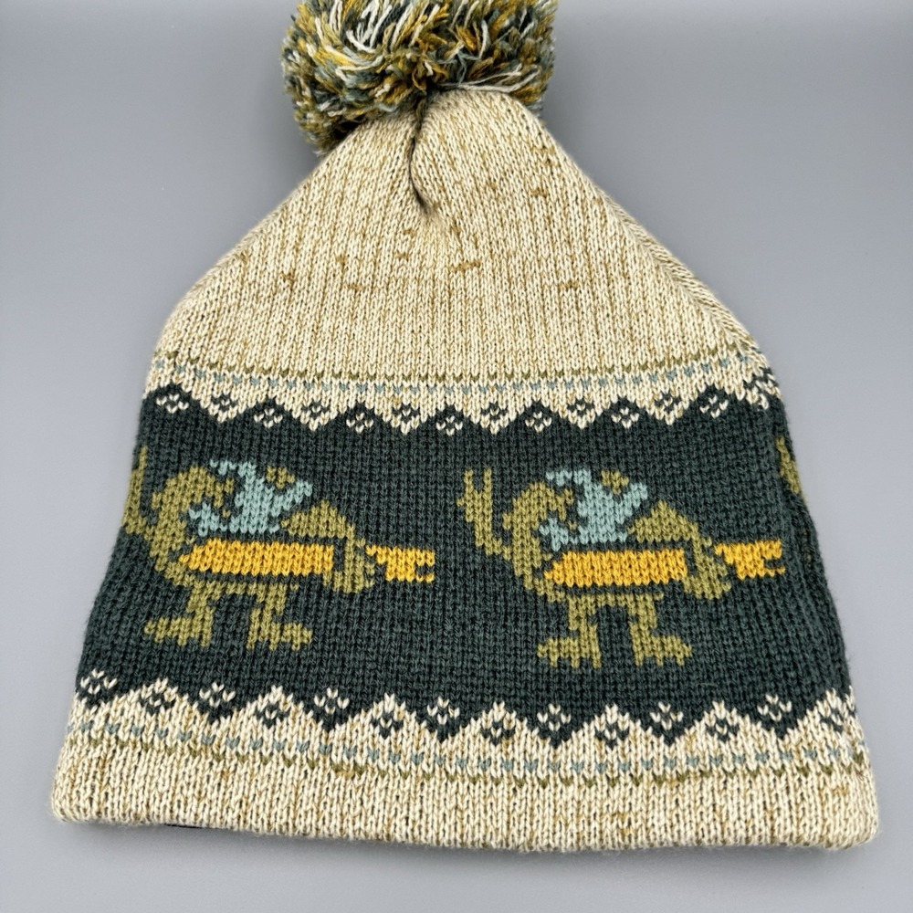 Burton Fair Isle Beanie One Size-Oatmeal‎ EUC! - Picture 4 of 6